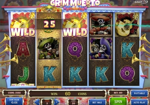 Игровые автоматы на реальные деньги с выводом на карту - Grim Muerto