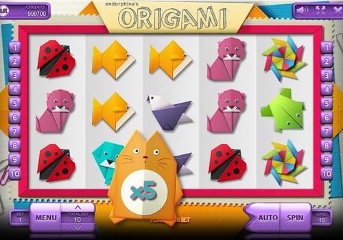 Коэффициенты символов в онлайн аппарате Origami